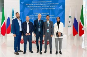 مذكرة تفاهم بين «أبوظبي للرياضات المائية» واتحاد السباحة في تتارستان