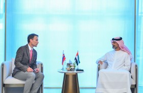 عمار بن حميد يبحث مع سفير سلوفاكيا تعزيز التعاون