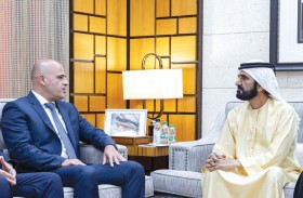 محمد بن راشد يستقبل رئيس وزراء جمهورية مقدونيا الشمالية 