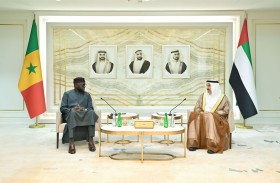 صقر غباش يبحث مع رئيس البرلمان السنغالي سبل تعزيز العلاقات البرلمانية