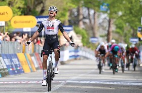 «الإمارات للدراجات» يتصدر المرحلة الثانية من سباق جيرو دي أبروتسو