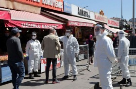 إصابة 3500 عامل صحي في تركيا بكورونا 