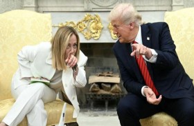 جورجيا ميلوني تُصعد نزعتَها الترامبية ، تُشَيطنُ اليسار و تتحدث عن مؤامرة ضدها ...