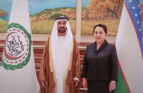 رئيس البرلمان العربي ورئيسة مجلس الشيوخ الأوزبكي يؤكدان دعم الشعب الفلسطيني