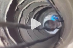 إنقاذ طفل من بئر 