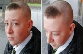 قصة شعر رونالدو تتسبب بطرد صبي من مدرسته