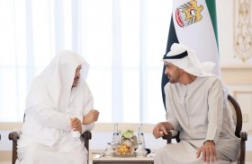 رئيس الدولة يستقبل رئيس مجلس الشورى في المملكة العربية السعودية