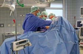 استئصال ورم من رئة طفلة لم تولد بعد