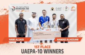 الحوسني والسعدي يتوّجان بلقب بطولة «البادل» للهواة في أبوظبي