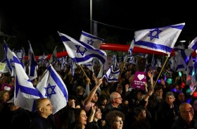 جنود الاحتياط في سلاح الجو الإسرائيلي يحتجون على الإصلاحات القضائية 