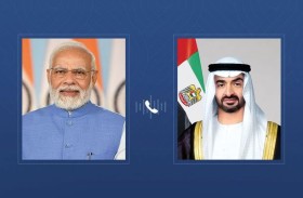 رئيس الدولة ورئيس وزراء الهند يبحثان هاتفياً تعزيز علاقات التعاون بين البلدين