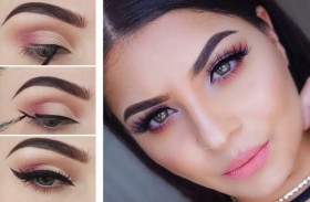 أبرز طرق رسم الآيلاينر  للعيون الصغيرة