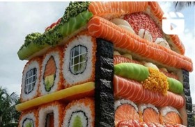 بيت من «السوشي» يجذب 2 مليون مشاهد