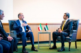 عبدالله بن زايد يلتقي وزير خارجية إيران في نيويورك