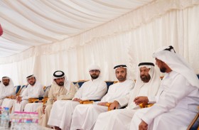 ولي عهد رأس الخيمة يعزي في وفاة مايد جسيم الخاطري