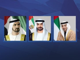 رئيس الدولة ونائباه يهنئون الرئيس الأمريكي بذكرى استقلال بلاده