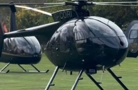 هبوط الزبائن على مطعم بطائرات هليكوبتر