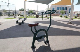 تركيب وحدات رياضية بحدائق منطقة الظفرة 