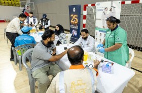 وزارة الصحة والأعلى لشؤون الأسرة بالشارقة يستكملان 6 محطات في حملة الوقاية من الإنهاك الحراري