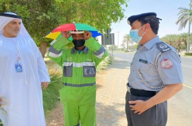 شرطة أبوظبي تحتفي بيوم العمال العالمي