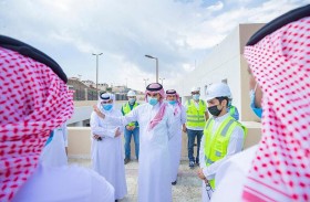 وزير الرياضة السعودي يتفقد عددا من المناطق
