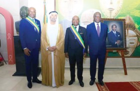 الجروان يحضر حفل دور الانعقاد الأول للمجلس الوطني الغابوني