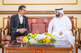 ولي عهد الفجيرة يلتقي طارق الكندري