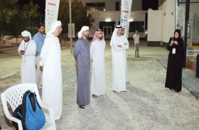 عبد العزيز النعيمي يشهد جانباً من منافسات دورة عجمان الرياضية