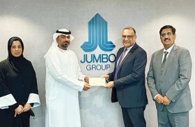 مجموعة جمبو تتبرع بـ 500,000 درهم إماراتي لدبي العطاء من أجل دعم التعليم