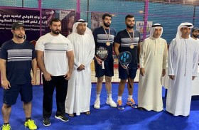 «شرطة دبي» بطلاً لبطولة البادل تنس للمؤسسات الحكومية