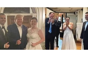 الظهور في الأعراس.. أسلوب جديد من ترامب ومنافسه