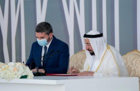 سلطان القاسمي يوقع مذكرة تفاهم بين حكومة الشارقة وحكومة إقليم مورسيا الإسباني للتعاون في مجالات التنمية والتكنولوجيا الزراعية