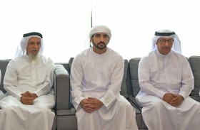 حمدان بن محمد يُقدّم واجب العزاء بوفاة خلفان بن خرباش 