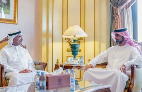 ولي عهد عجمان يطلع على استراتيجية وبرامج وخطط ومشاريع وزارة التغير المناخي والبيئة