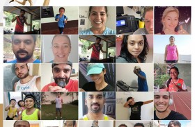 نحو 1100 مشارك في سباق خلك  في البيت للجري بأبوظبي