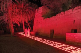 منار أبوظبي يمتد إلى مدينة العين للمرة الأولى ليضيء مواقع العين الثقافية  المدرجة على لائحة التراث العالمي في منظمة اليونسكو 