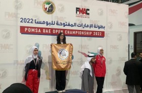 فرق نادي مليحة للتايكواندو يحرز 8 ميداليات ملونة في بطولة الإمارات المفتوحة للبومسا 