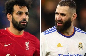 صلاح وبنزيما يهددان أرقام هنري ورونالدو في نهائي دوري أبطال أوروبا