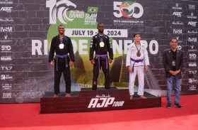 ذهبيتان وفضية للإمارات في بطولة أبو ظبي جراند سلام للجوجيتسو بريو دي جانيرو