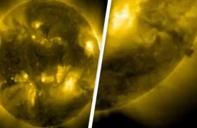 جسم غامض يمر قرب الشمس