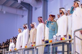 عمار بن حميد يشهد حفل تخريج طلبة شرطة المستقبل