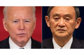 بايدن ورئيس الوزراء الياباني يتعهدان بمواجهات تحديات الصين