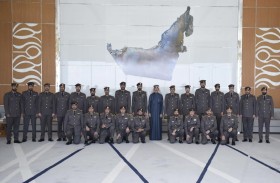 سعود المعلا يستقبل وفد الإدارة العامة للإقامة وشؤون الأجانب في أم القيوين