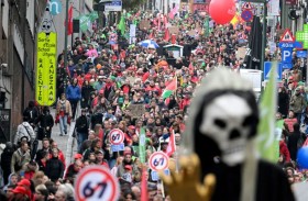 إضراب وطني في بلجيكا يشل قطاعات واسعة 