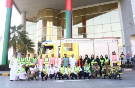 تمــرين إخـــلاء لمبــنـــى غـــرفـــة عــجـمـان