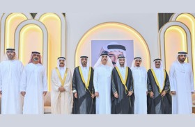 حاكما عجمان وأم القيوين والشيوخ يحضرون أفراح النعيمي والقمزي والشامسي