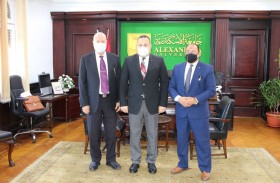 هيئة آل مكتوم الخيرية تبحث تعزيز التعاون مع جامعة الاسكندرية