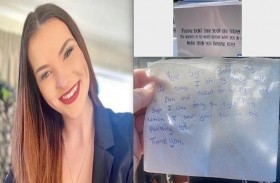 تنقذ شخصاً من الانتحار بفضل عبارة على سيارتها