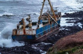 سفينة أشباح قطعت آلاف الأميال