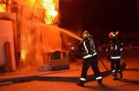 تلقى مصرعها في حريق هائل بسبب الإفطار